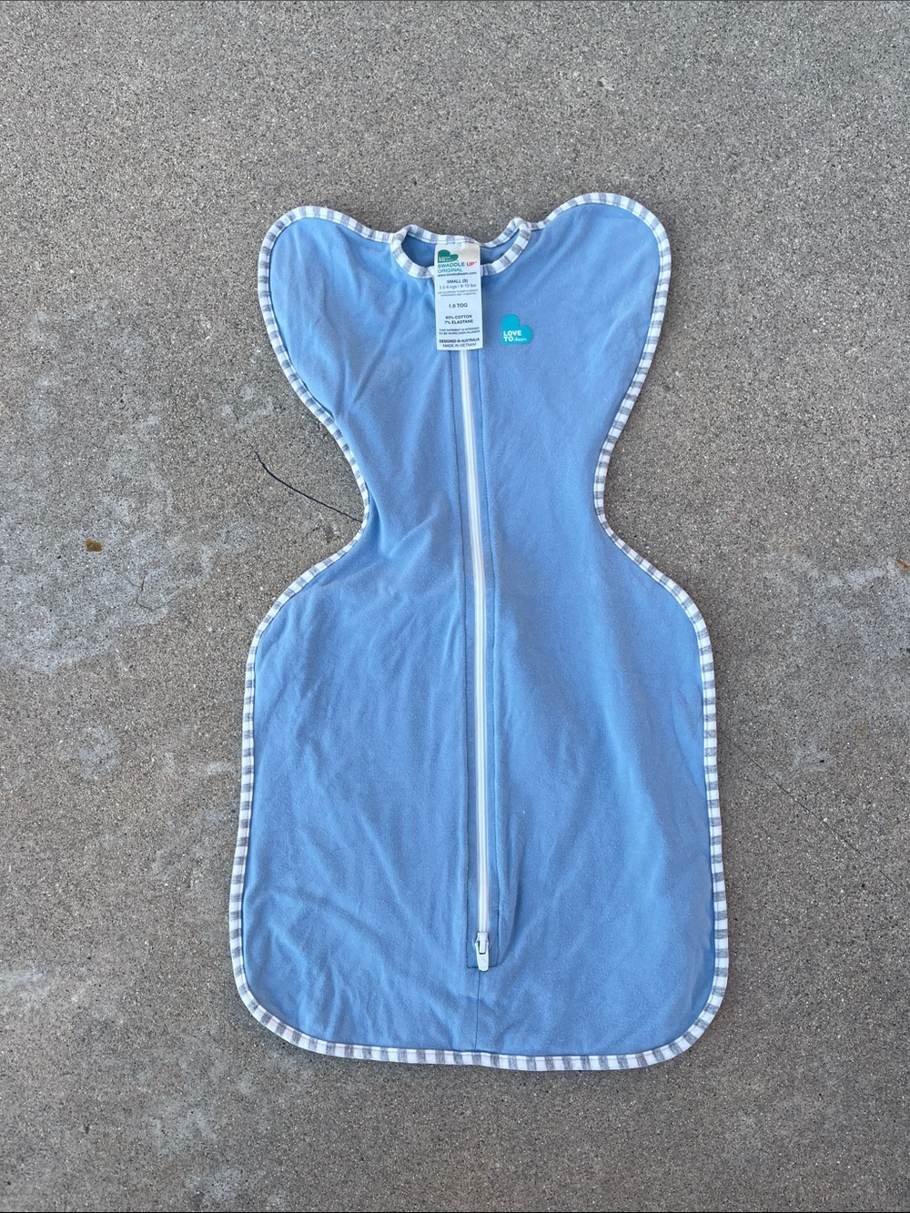 Love To Dream Swaddle Bag Sz small 8-13Lbs. Sleep Sack BLUE